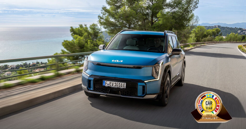 El nuevo Kia EV9 es finalista del premio Car of the Year 2024